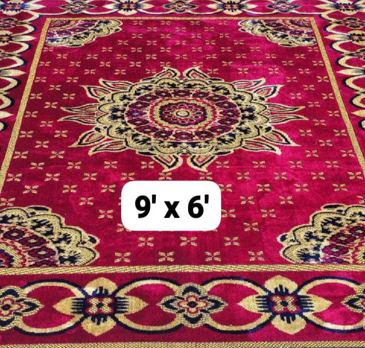 Central Piece Carpet,High Quality, Anti Slip Rug For Living room , 9 X 6 Feet , Room carpet